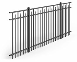 Iris aluminum fence panel
