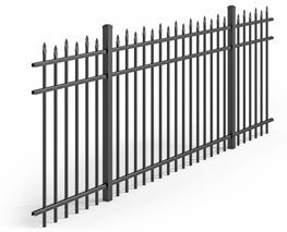 Lupin aluminum fence panel