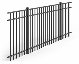 Orchid aluminum fence panel