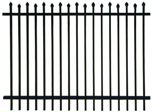 2 Rail Alternated Height Spear Top, Extended Bottom panel configuration