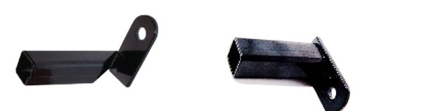 Biasable panel mounting brackets