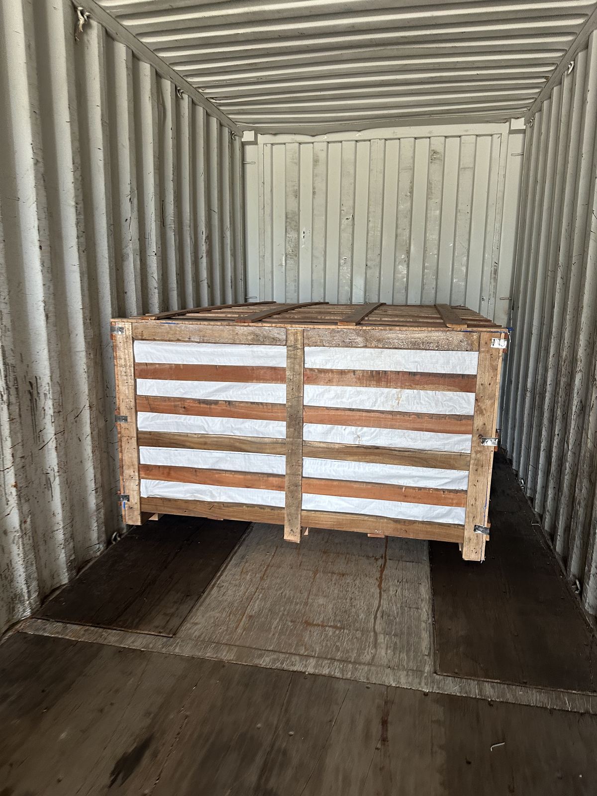 Galvanized steel panels in production